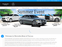 Tablet Screenshot of mercedesoftucson.com